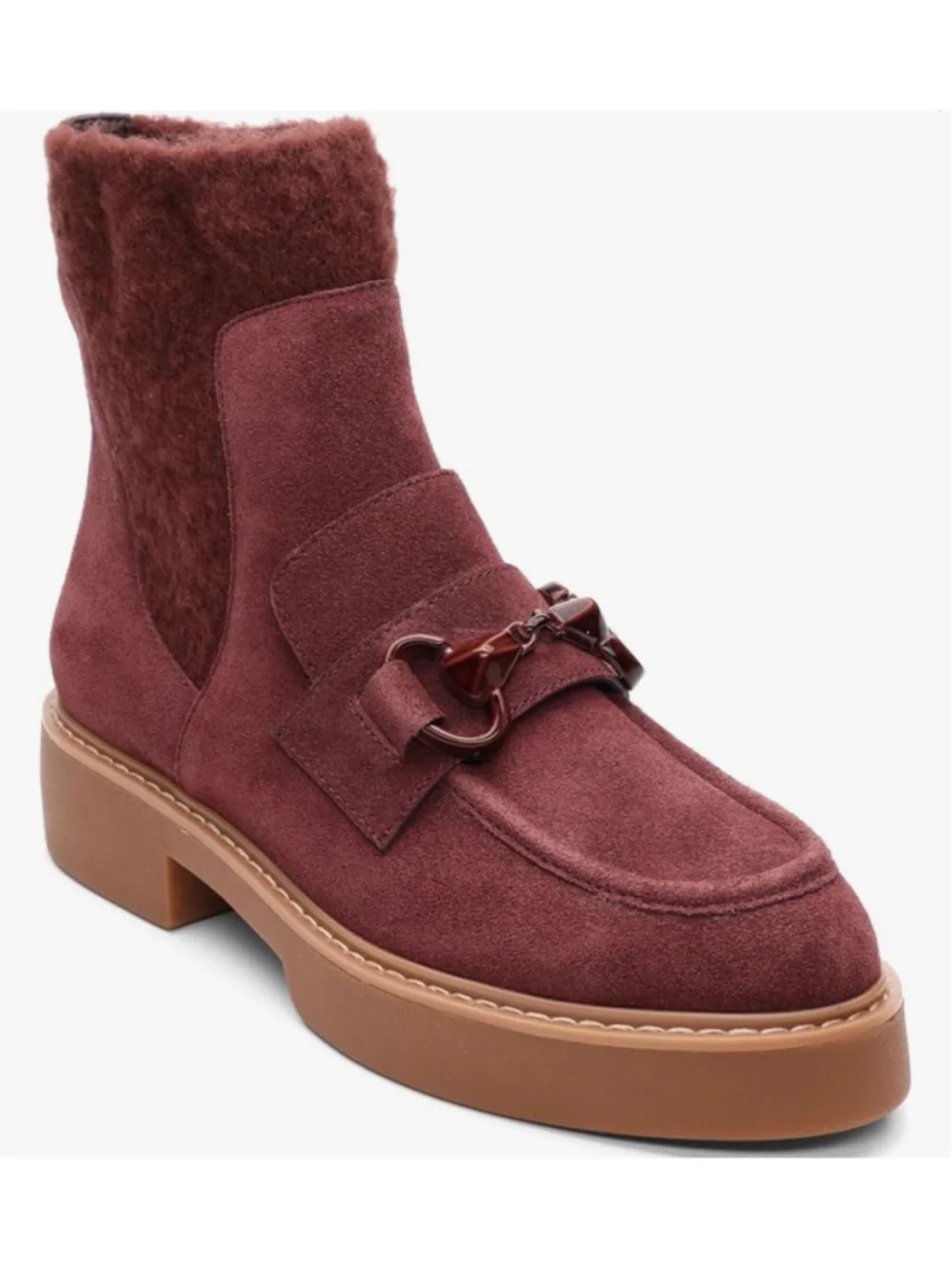 NEW Sanctuary Marley Bit Chelsea Leather Upper Block Heel Ankle Boots 8.5 $169